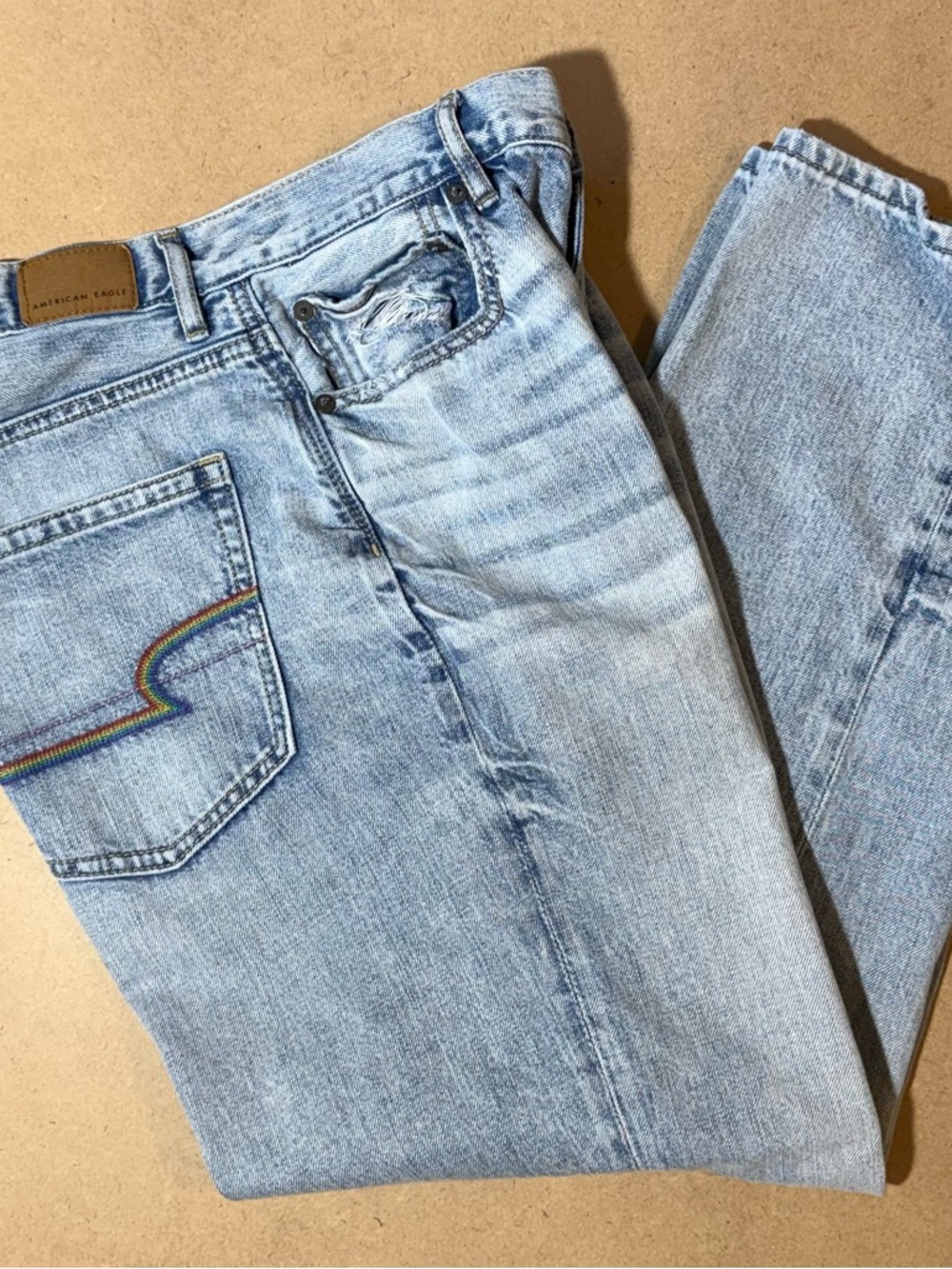 American Eagle Rainbow Pride 90s Boyfriend denim jeans